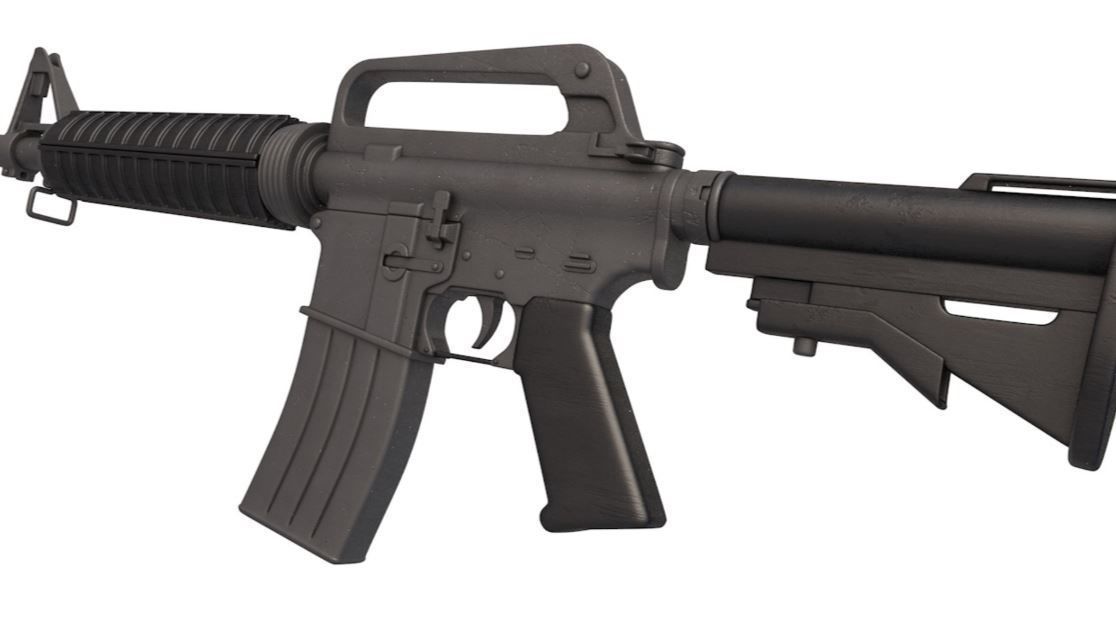 XM177 Carbine 3D model_2