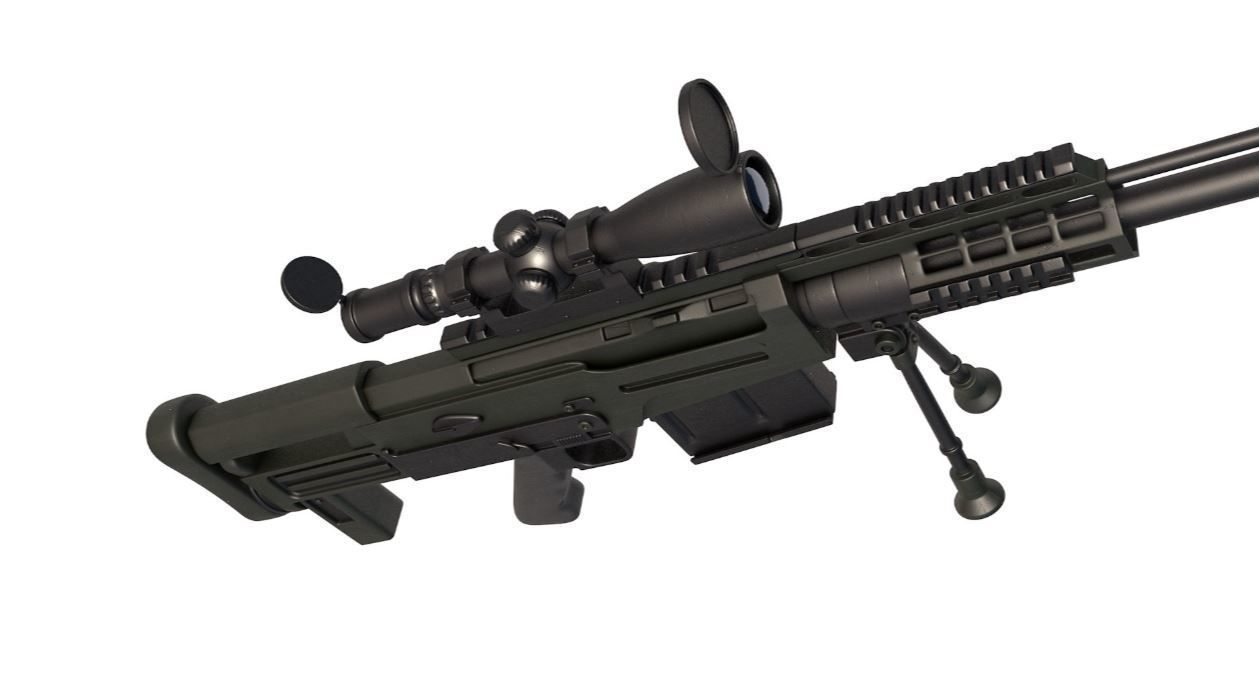 Rifle AS 50 3D model_6