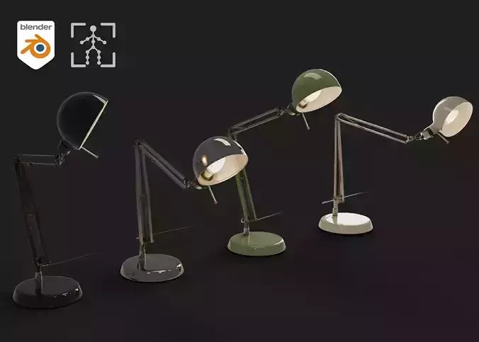 Desk Lamp  3D model