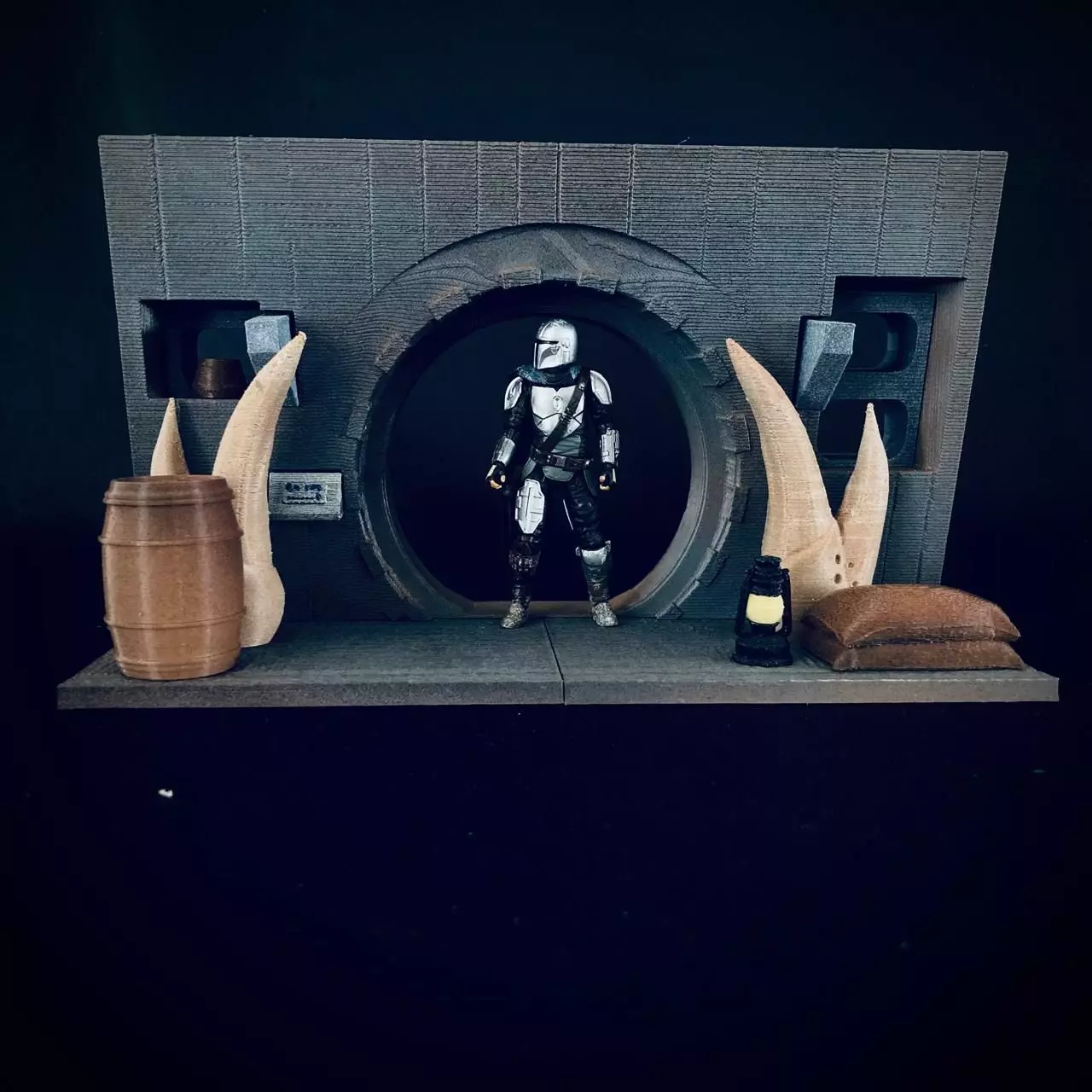 The Mandalorian - Maldo Kreis Bar Diorama 3D print model