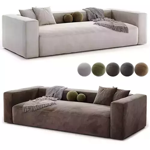 Bulky 2-sits sofa