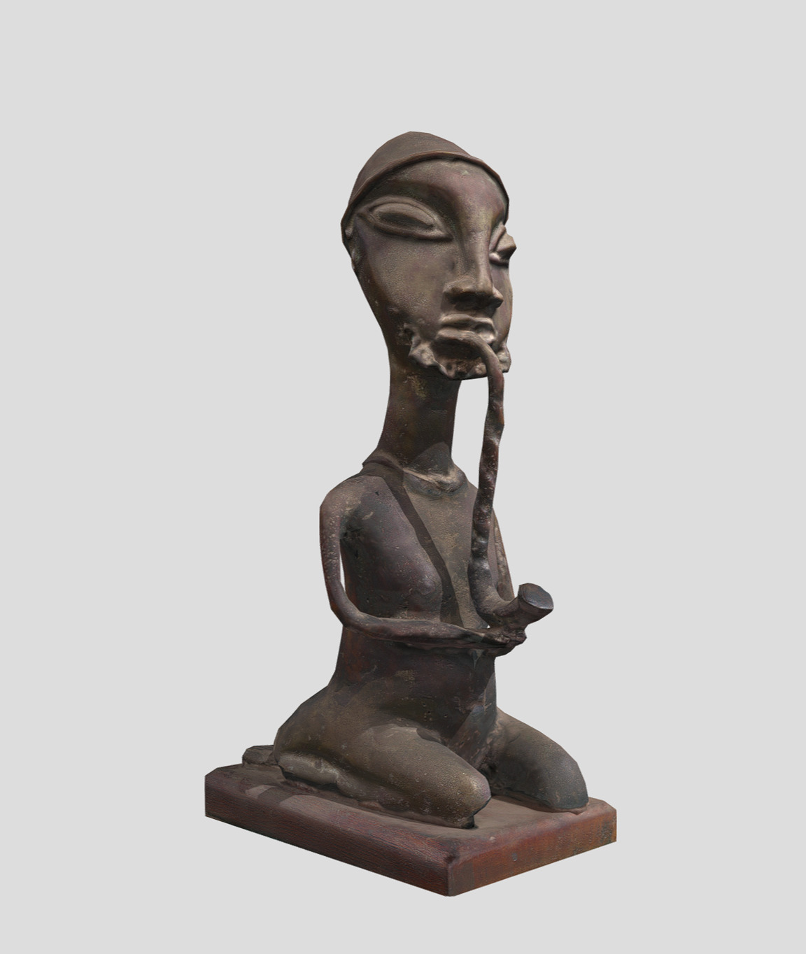 Male Onile Figure Low-poly 3D model_5