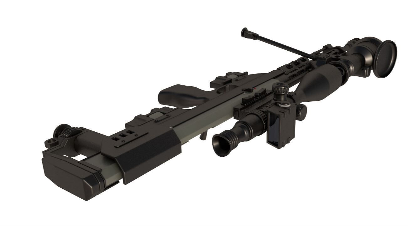 Sniper Rifle DSR-50 3D model_2