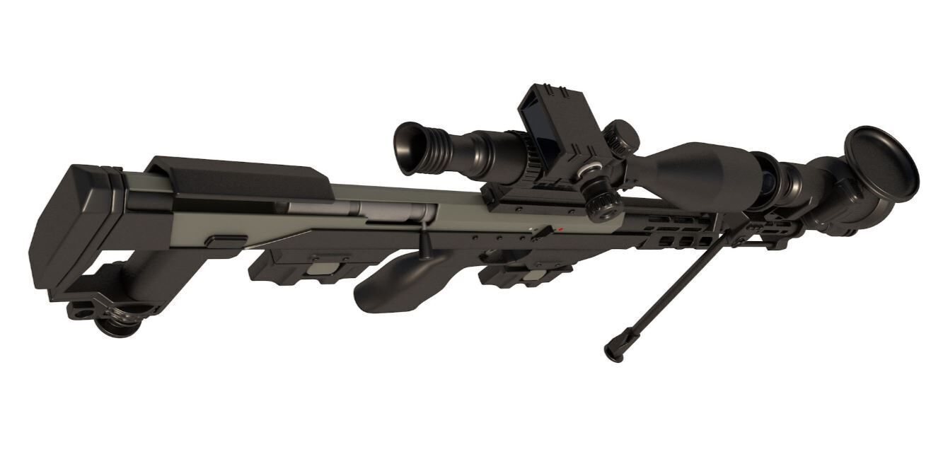 Sniper Rifle DSR-50 3D model_4