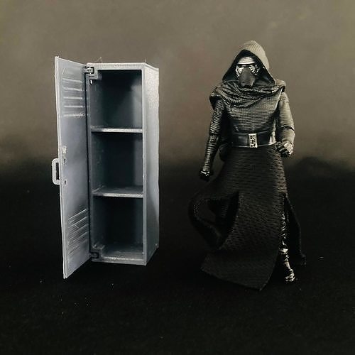 Custom Openable Locker 3D print model