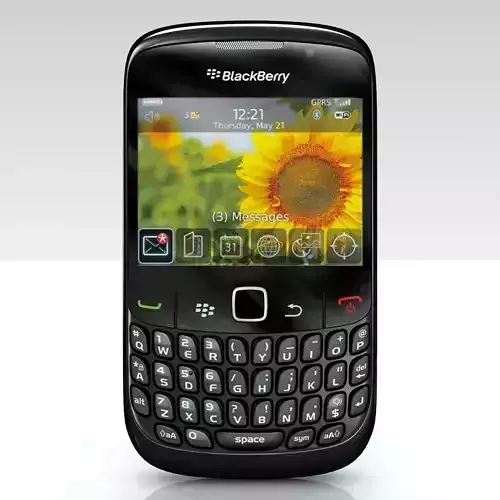Low-Poly Generic Blackberry cell phone Free 3D model