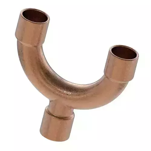 Premium Copper Pipe Fitting 3D print model
