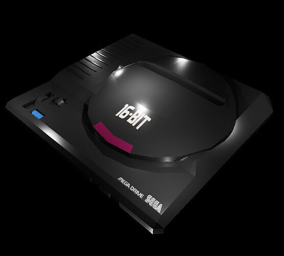 Mega Drive 3D model