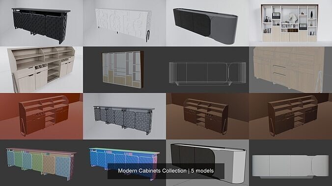 Modern Cabinets Collection 