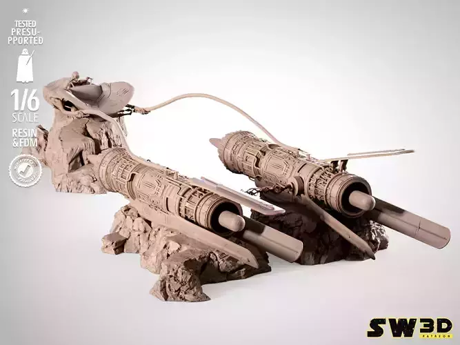 STAR WARS Anakin Pod Racer Sculpture