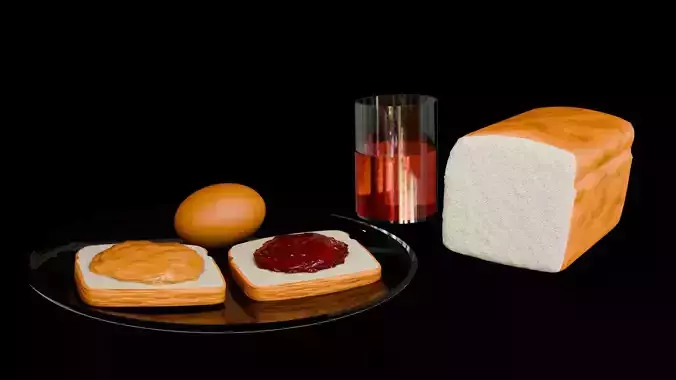 Food Breakfast Set 3