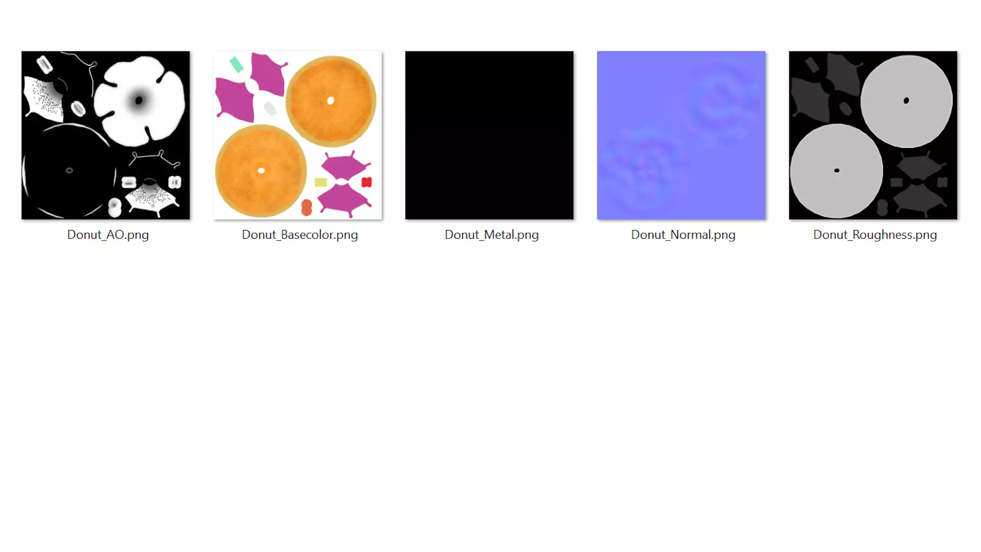 Donut Pink Low-poly 3D model_10