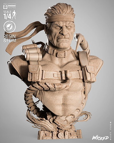 Wicked Movies Forge Portrait Bust 3D print model