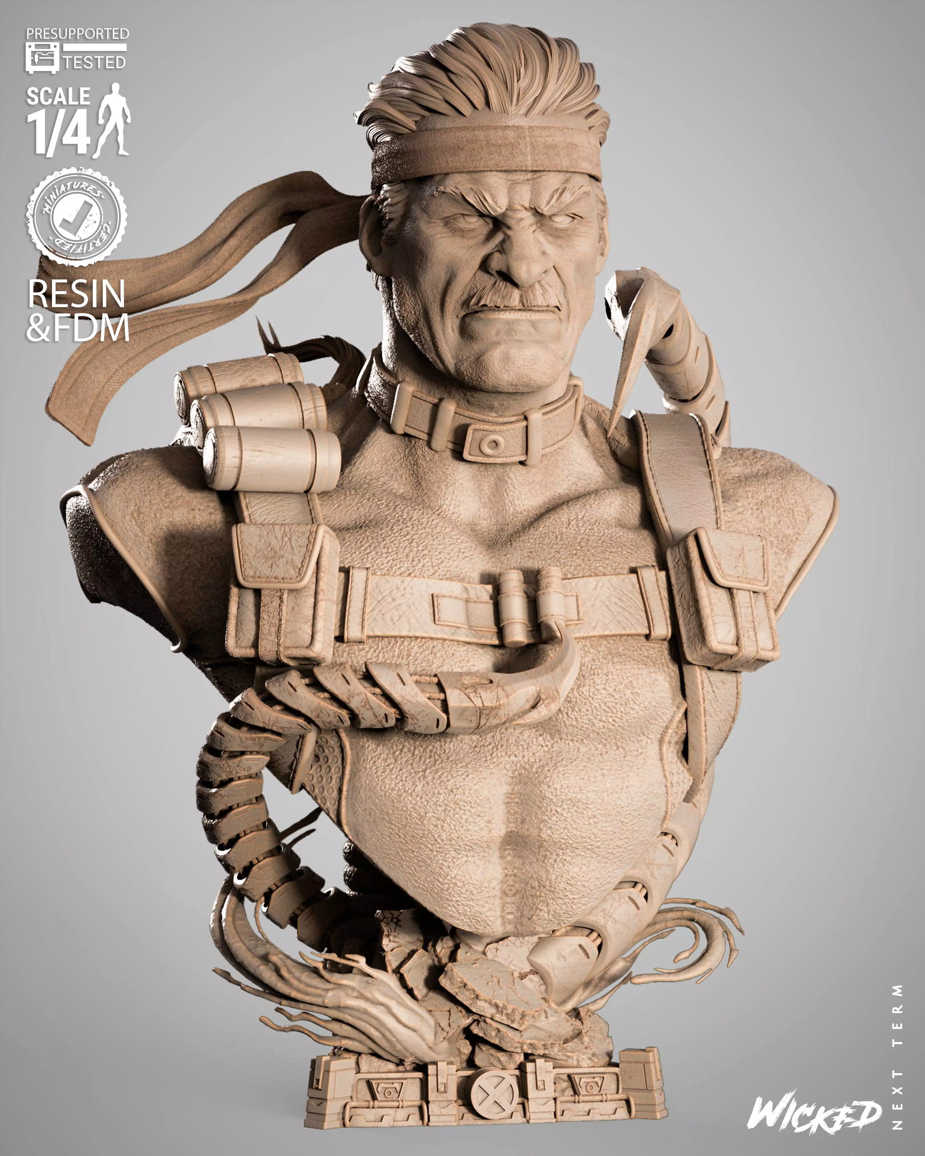 Wicked Movies Forge Portrait Bust 3D print model