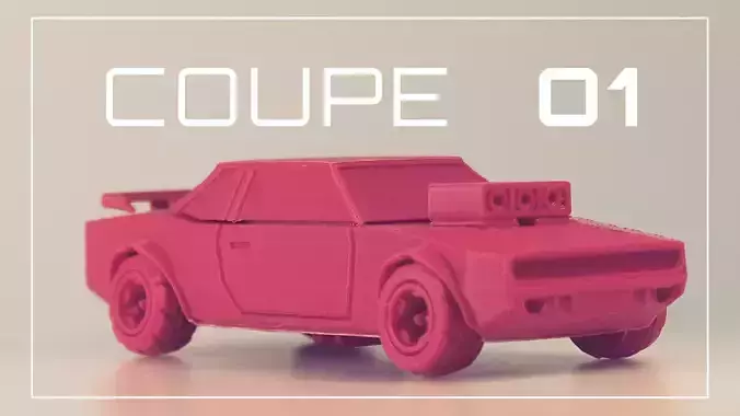 Coupe 01 - No Support - STL and 3MF Available 3D print model