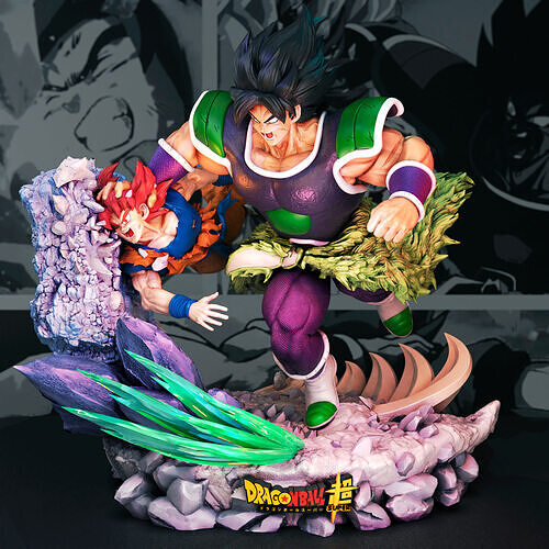 BROLY VS GOKU GOD 3D print model
