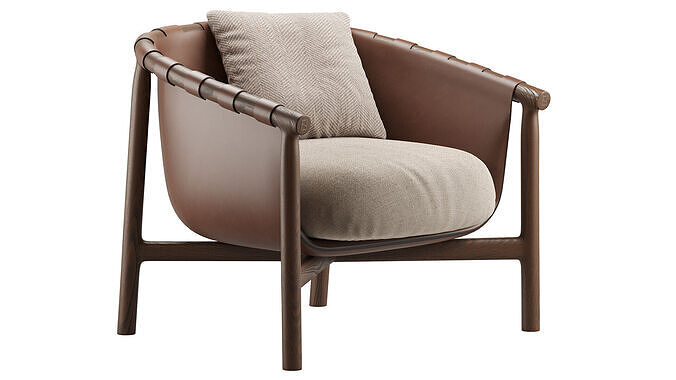 Cleo Armchair 3D model