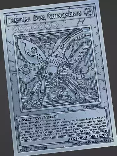 Digital Bug Rhinosebus - yu-gi-oh 3D print model