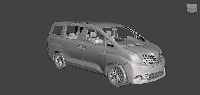 Toyota Alphard RU specs 2012 3D print model