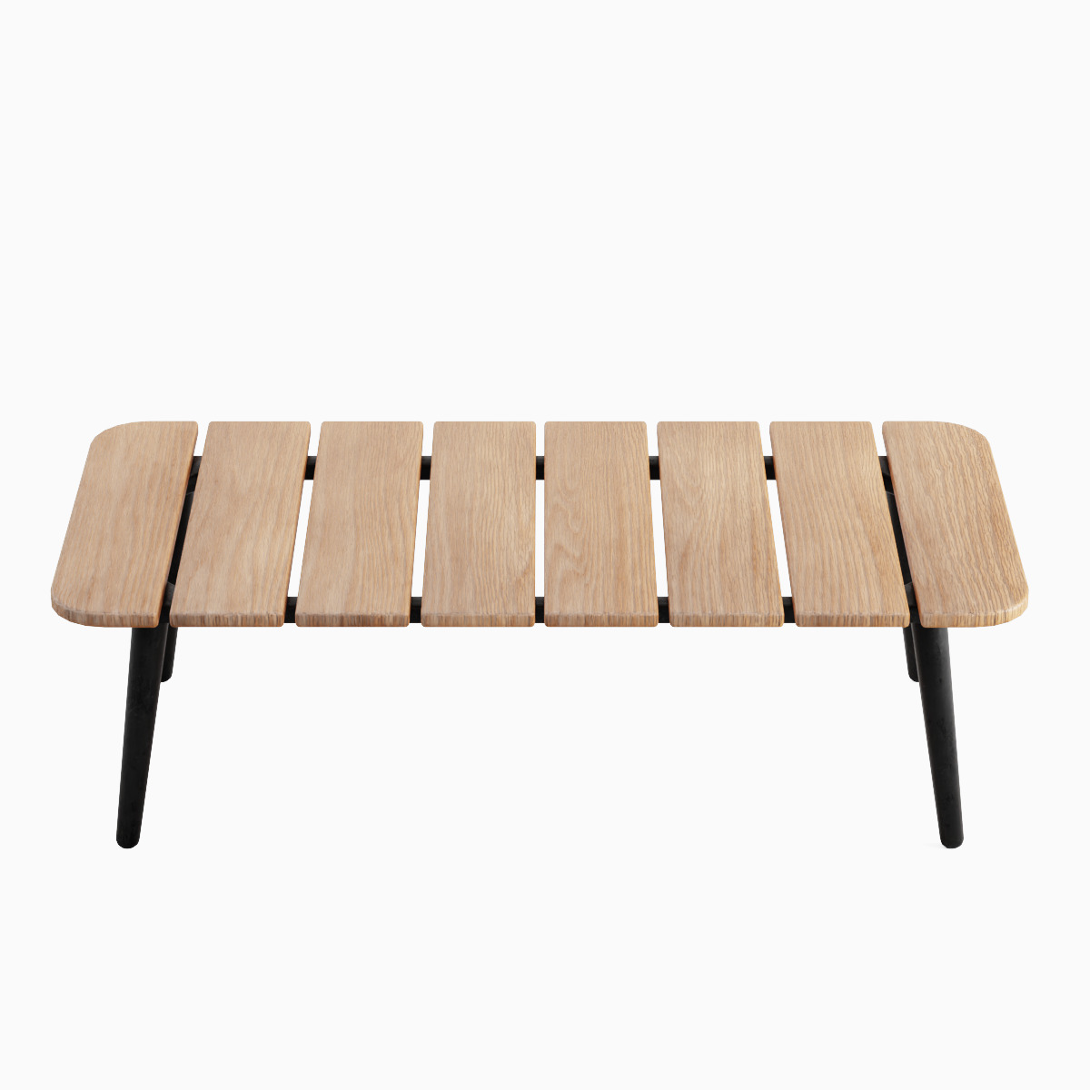 Outdoor Coffee Table Set Low-poly 3D model_22