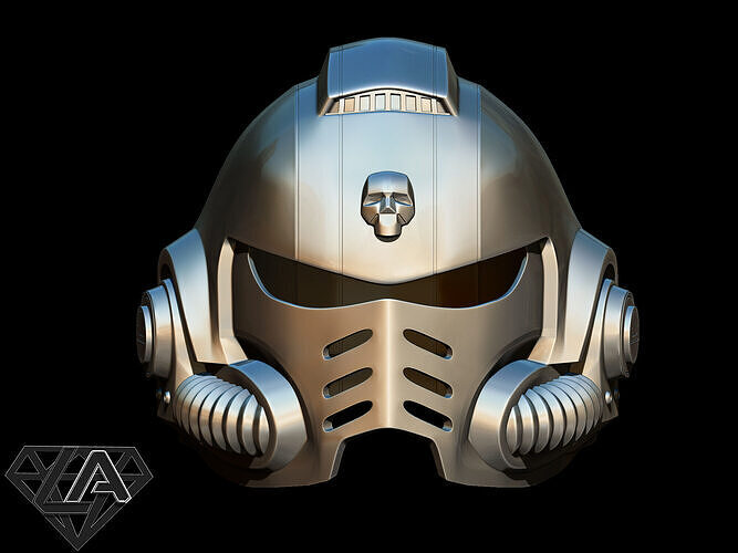 Wahammer SM helmet 3D print model