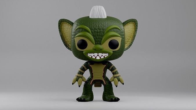 Gremlin Funko pop from the movie Gremlins 3D print model