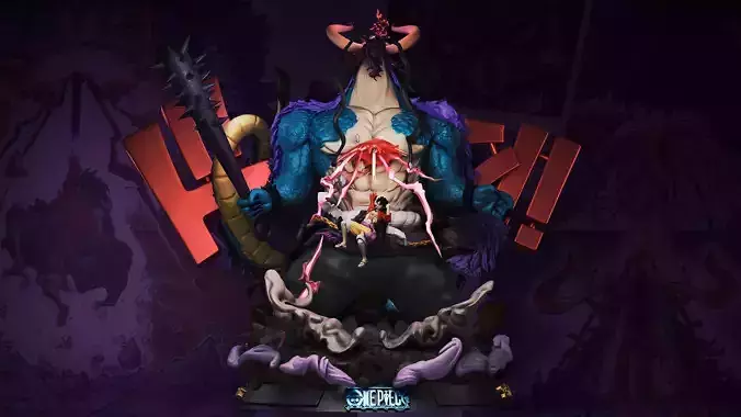 ONE PIECE LUFFY KAIDO BATTLE