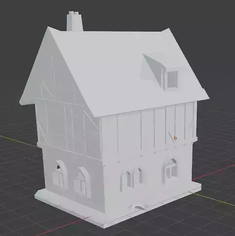midevile house  Free 3D print model