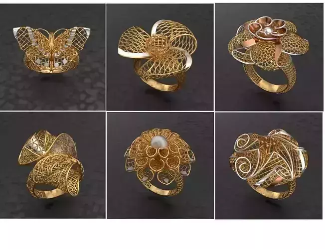 Ultra Vision 6 rings 3D models