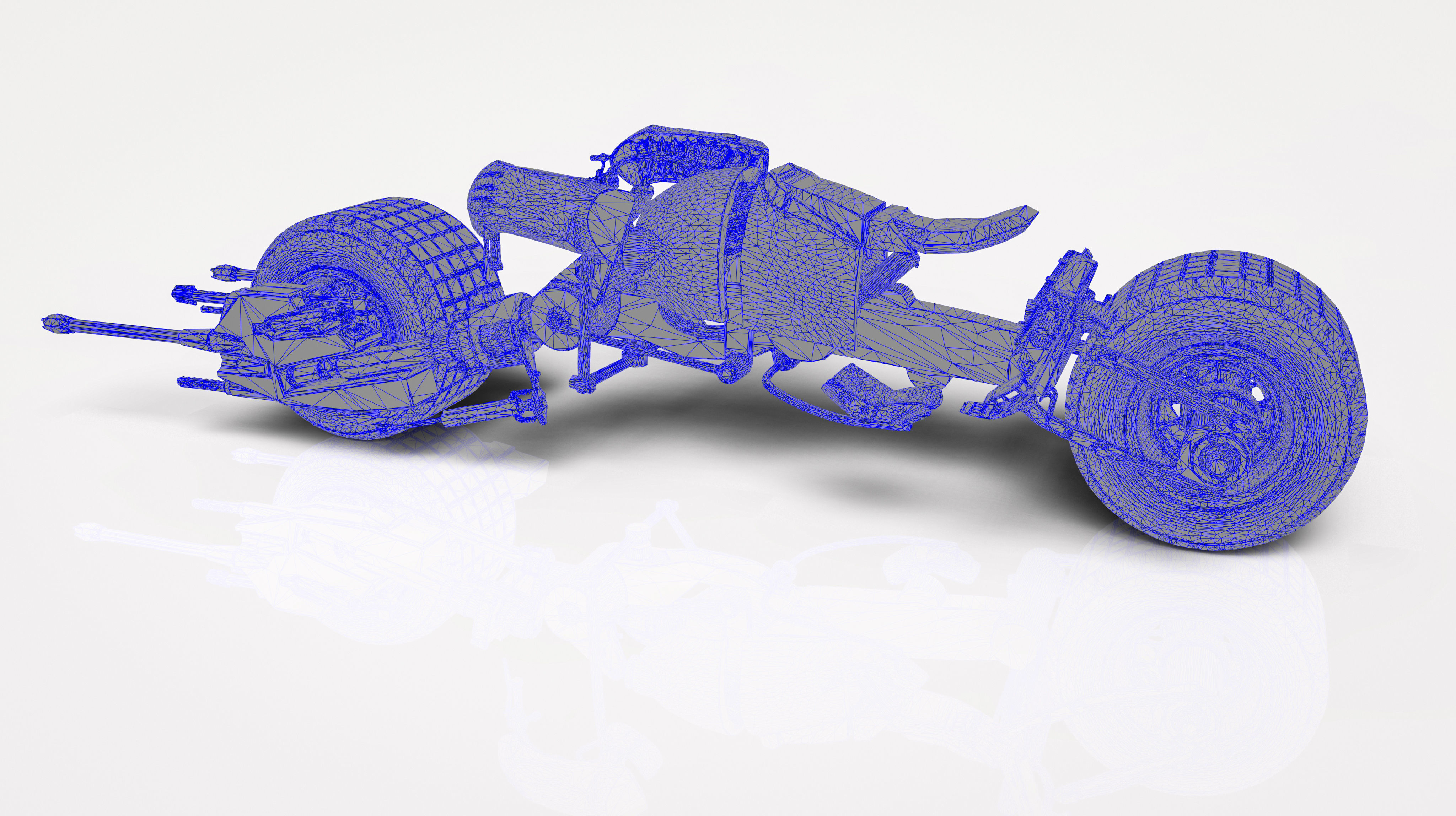 Batpod batmobile from knight rises Free 3D print model_9