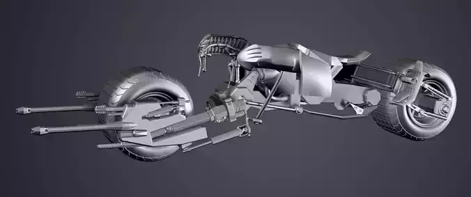 Batpod batmobile from knight rises Free 3D print model