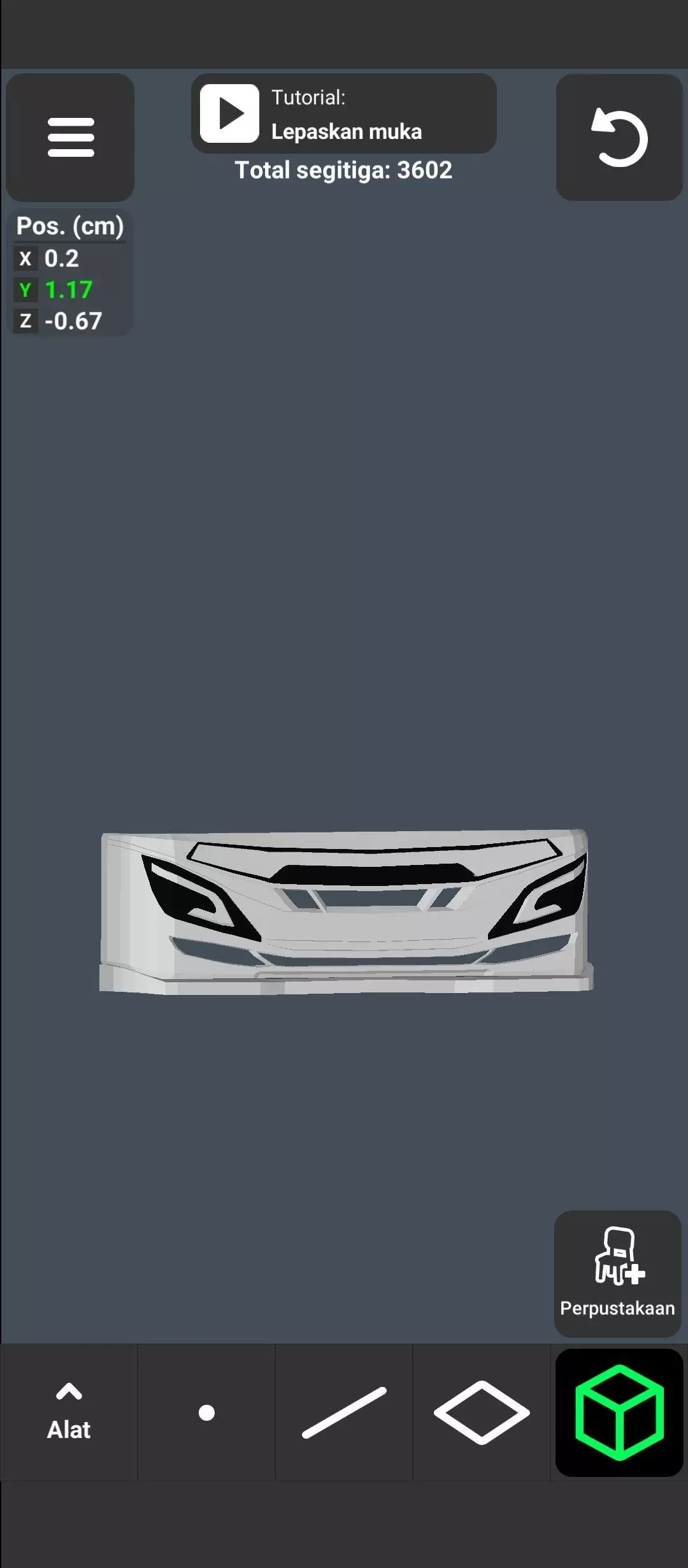 Bumper patriot 3D model