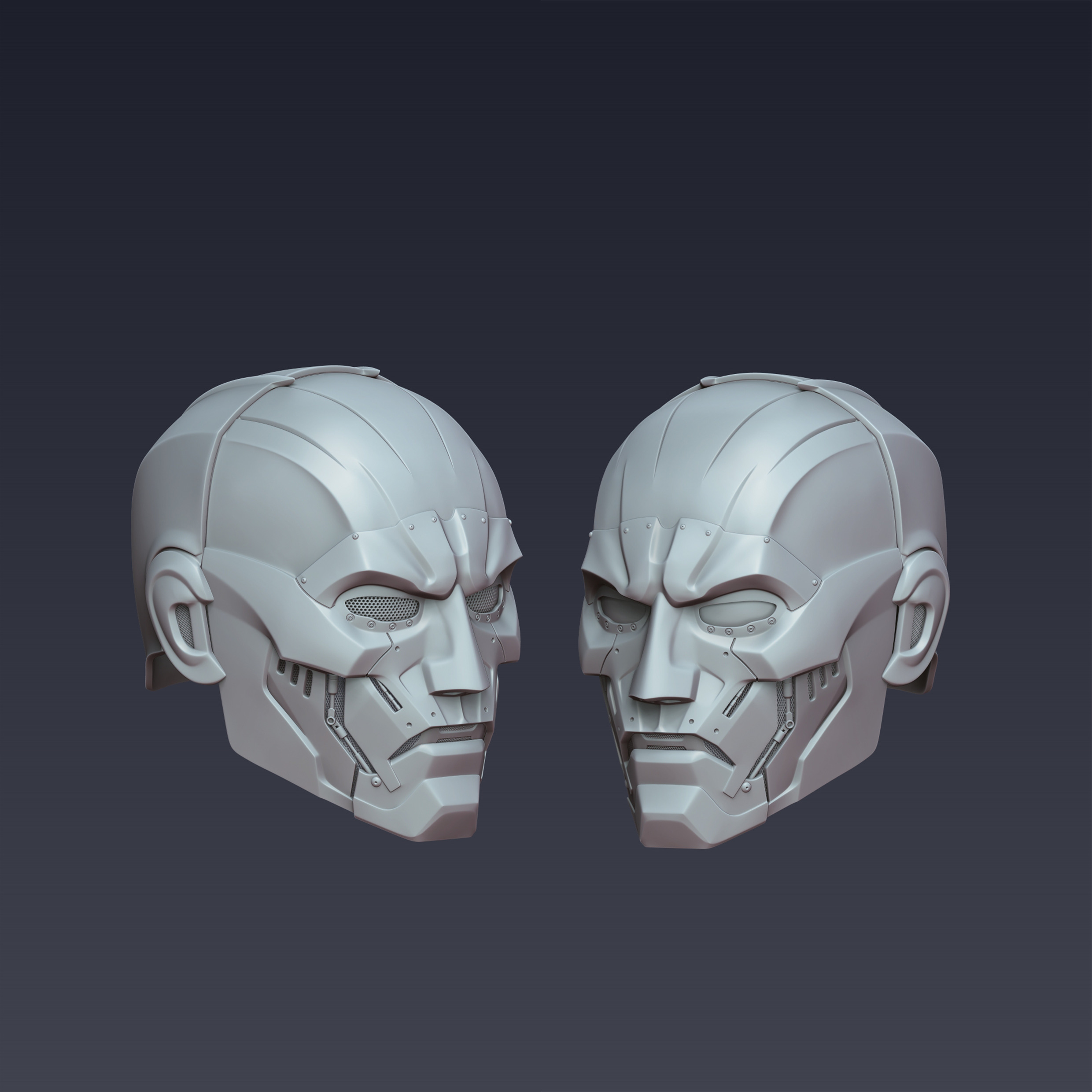 Dr Doom Helmet 3D Model 3D print model_5