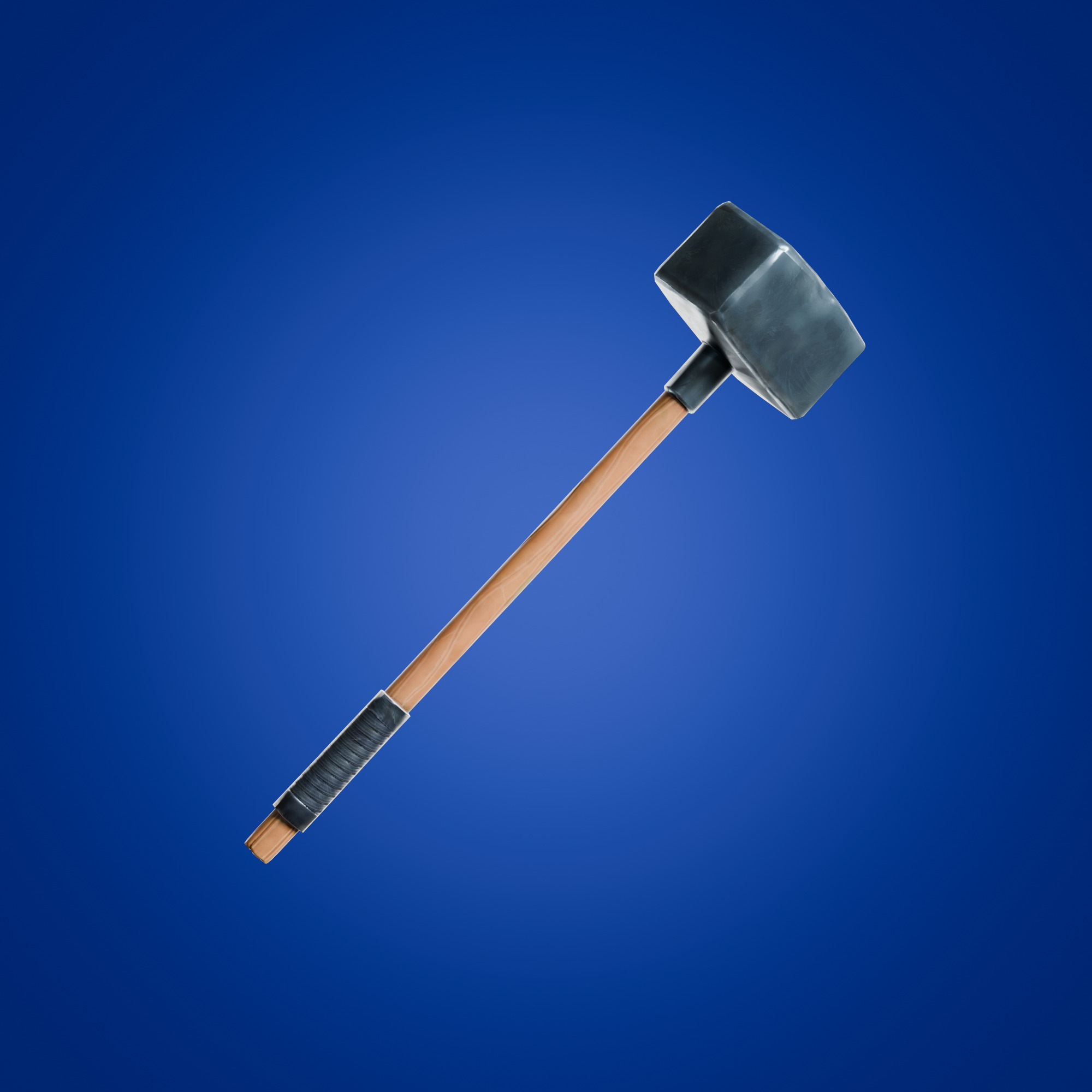 Stylized Hammer Low-poly 3D model_2