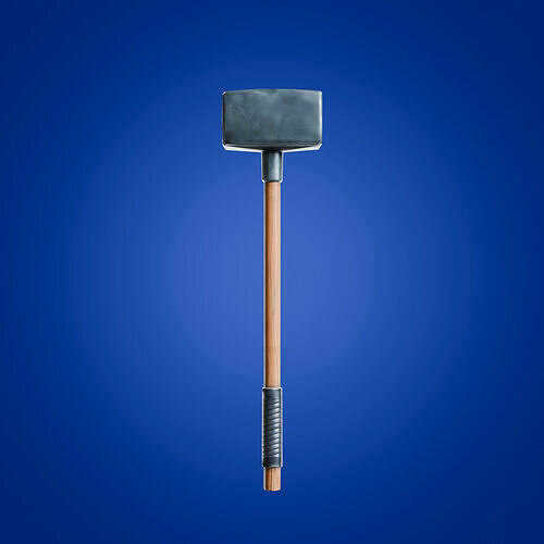 Stylized Hammer Low-poly 3D model