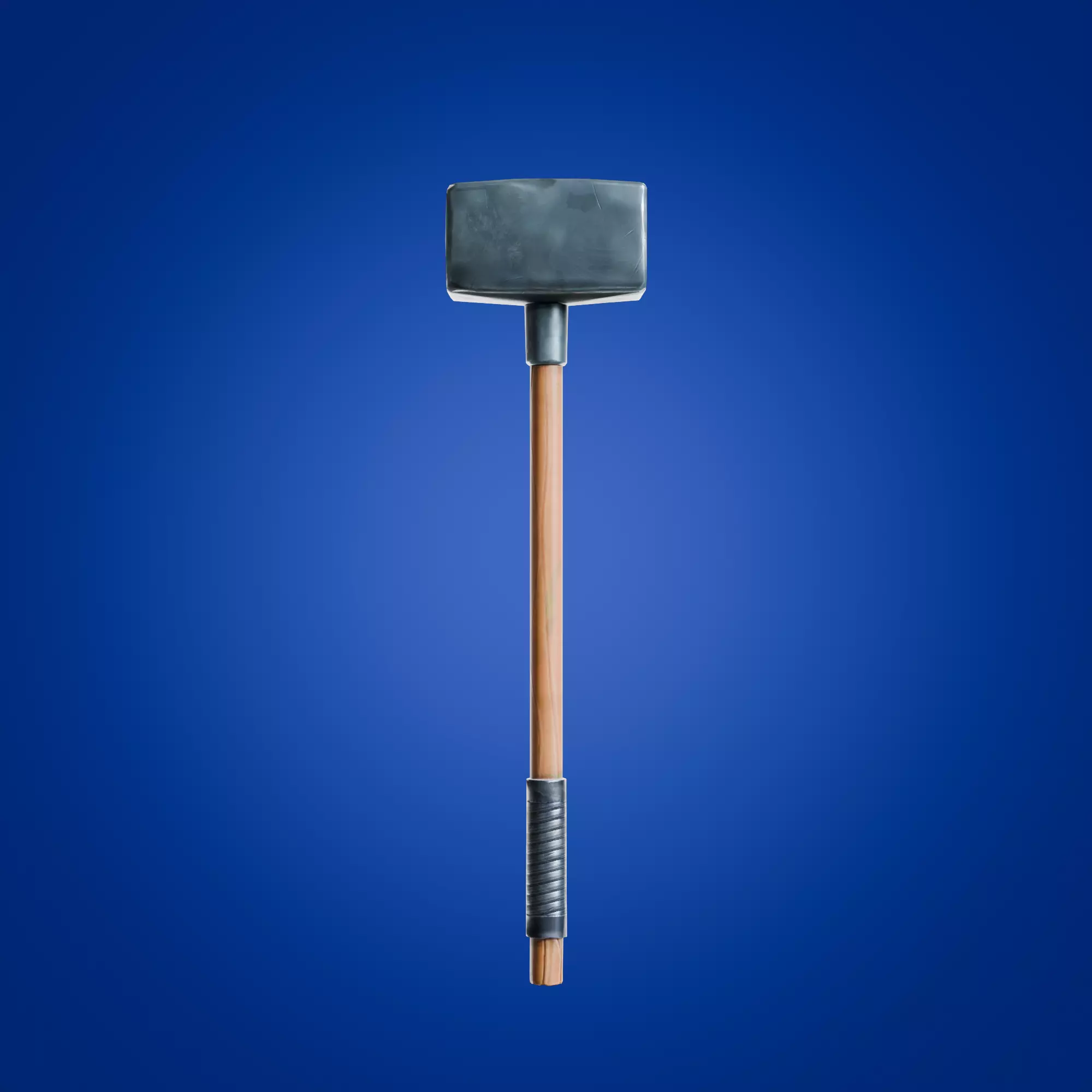 Stylized Hammer Low-poly 3D model_0