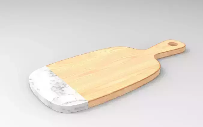 Bo Cutting Board Low-poly 3D model