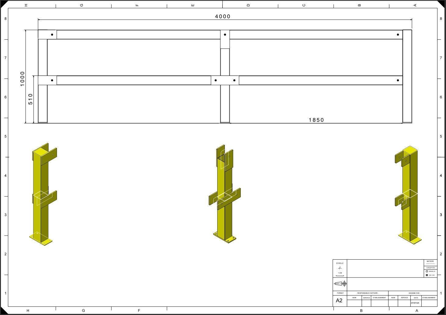 Railing 003 3D model_23