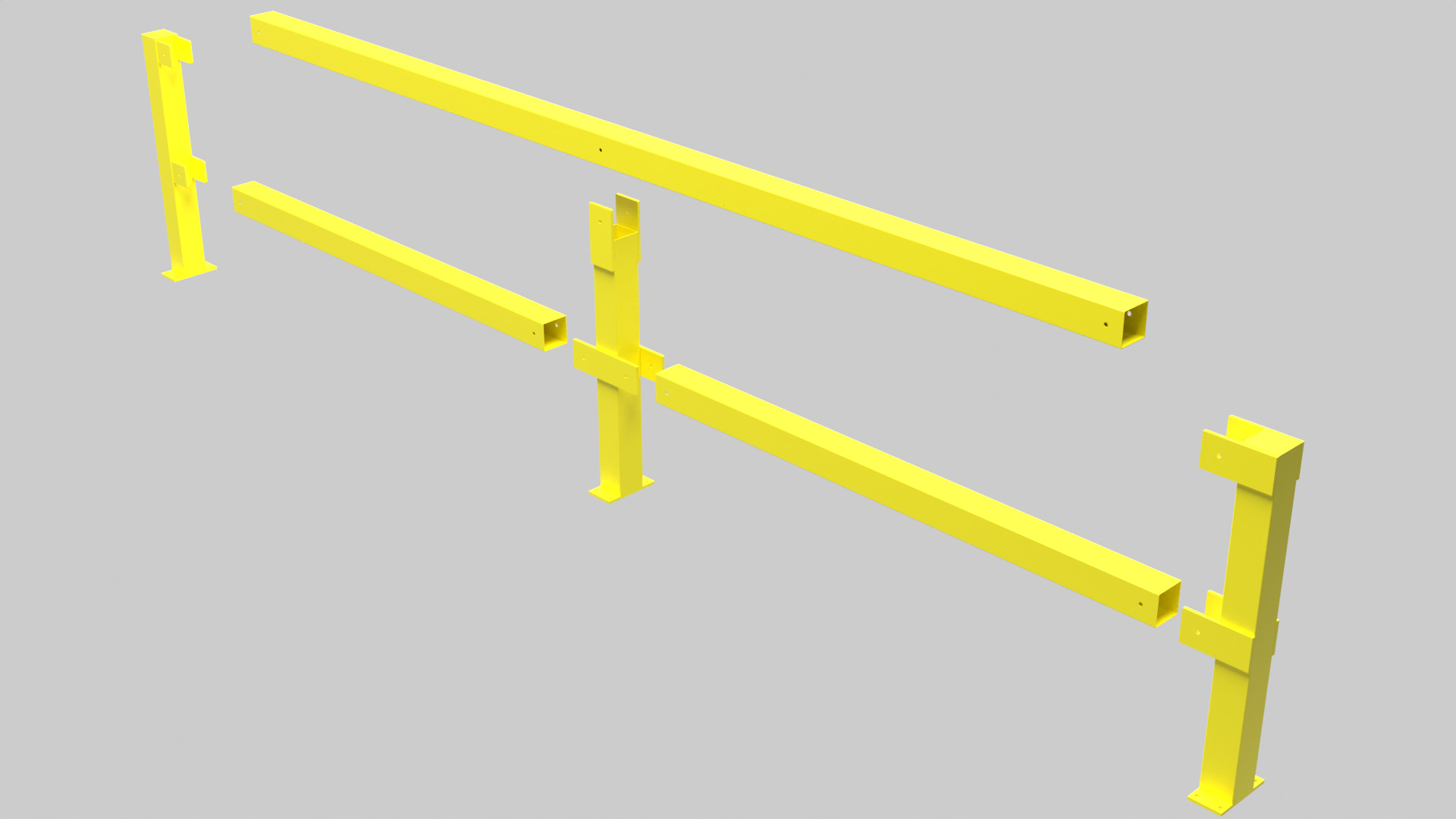 Railing 003 3D model_1