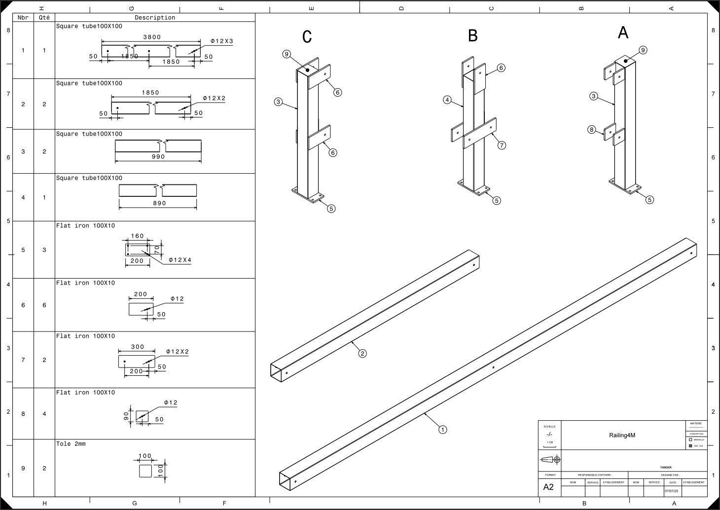 Railing 003 3D model_17