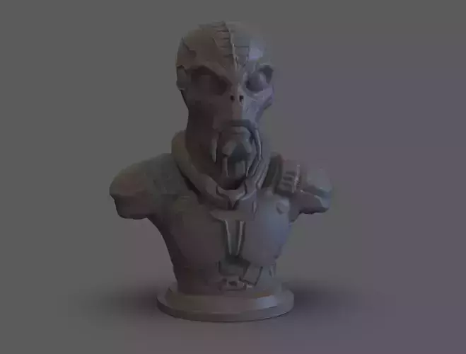 Sci fi Alien bust
