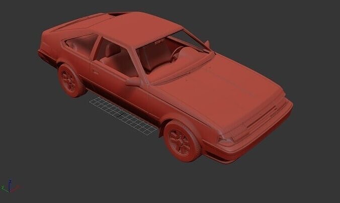 Toyota Celica Mk3 A60 liftback 1981 3D print model