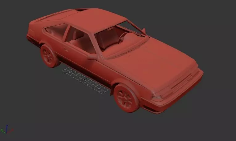Toyota Celica Mk3 A60 liftback 1981 3D print model_0