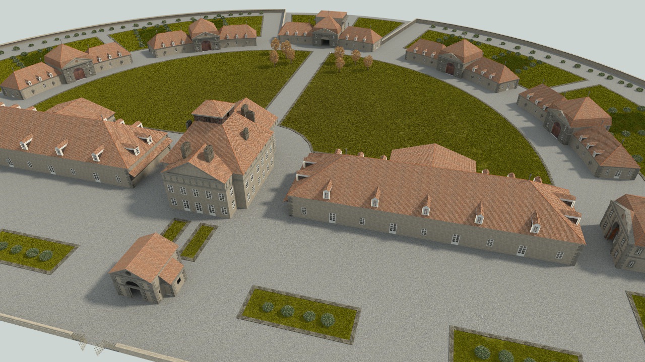 The Royal Salt Factory of Arc-et-Senans 3D model_8