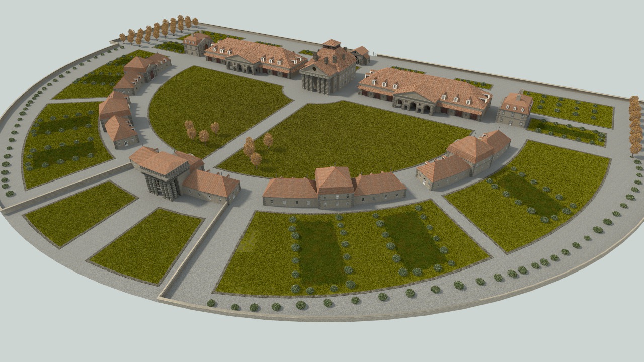 The Royal Salt Factory of Arc-et-Senans 3D model_2
