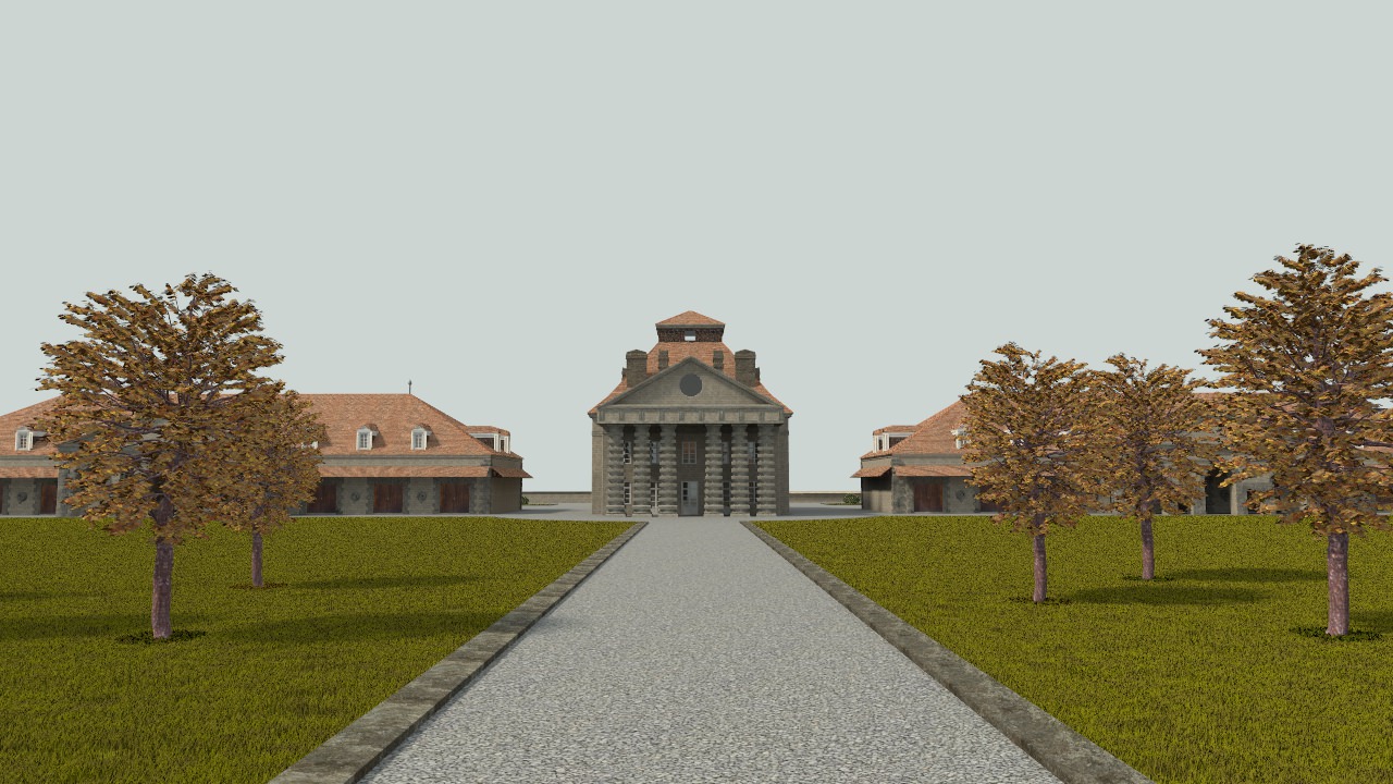 The Royal Salt Factory of Arc-et-Senans 3D model_9