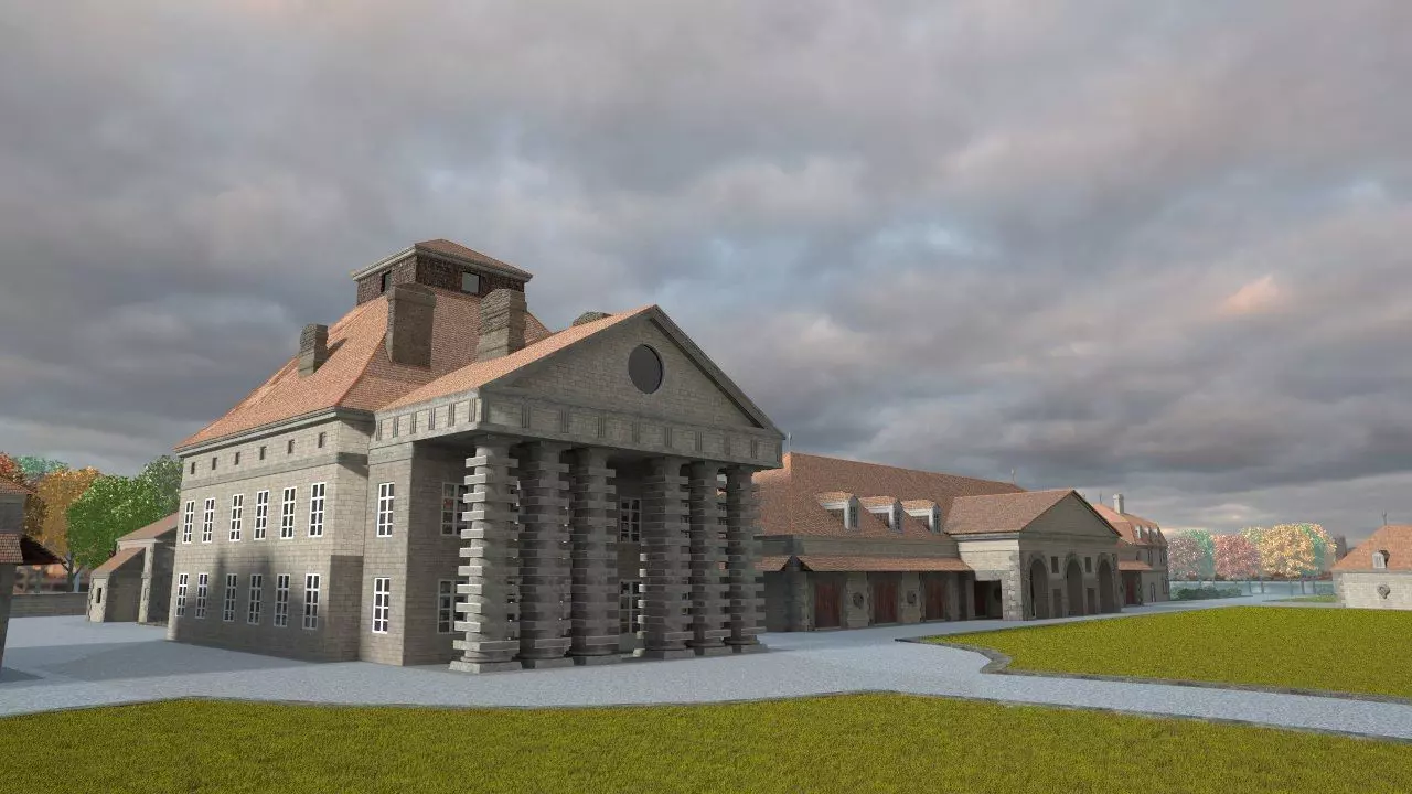 The Royal Salt Factory of Arc-et-Senans 3D model_0