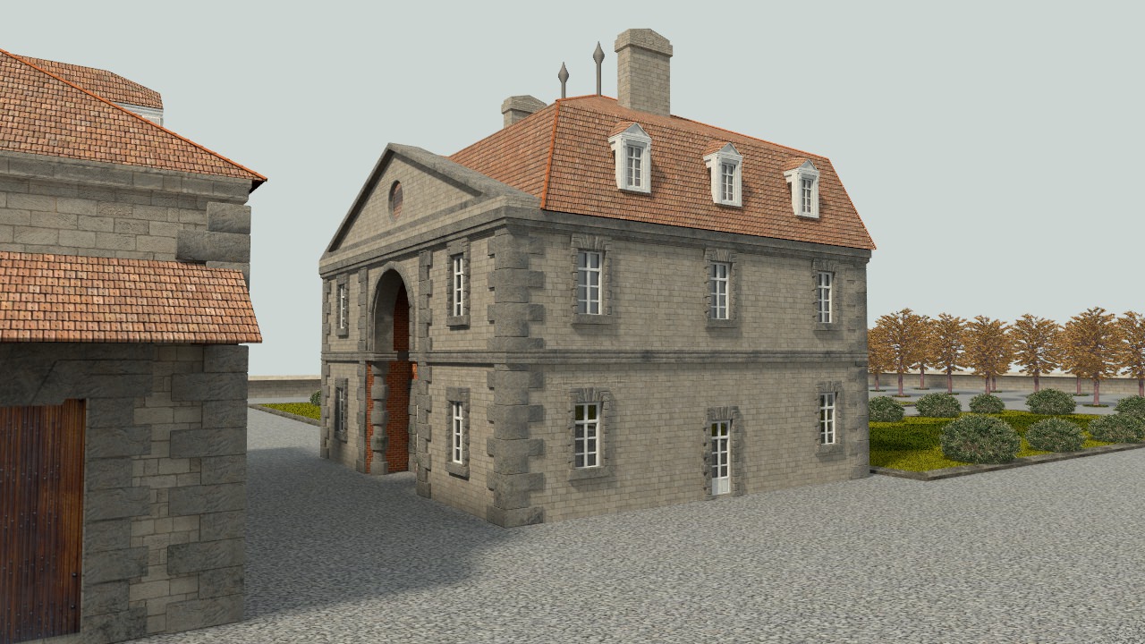 The Royal Salt Factory of Arc-et-Senans 3D model_4