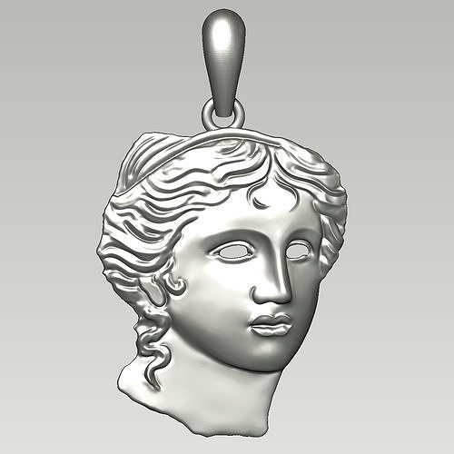 Relief Sculpture of Aphrodite Love Goddess for Jewelry Casting 3D print model