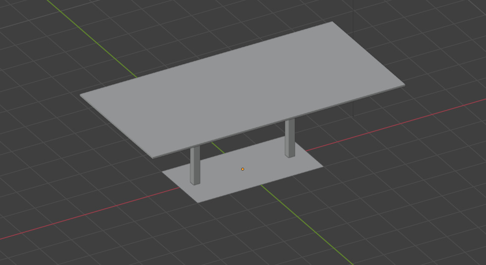 simple table set Free 3D print model_5